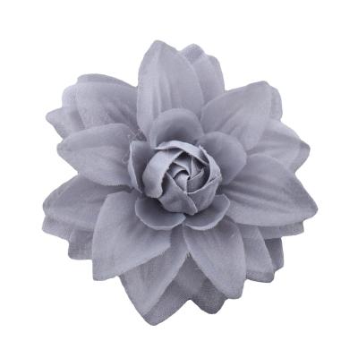 China Wholesale High Quality Decoration Silk Rose Floral Wedding Headband Flower Chinese Style Chiffon Bridal Accessories for sale