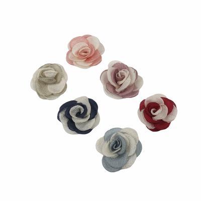 China Chinese style satin flower decoration multicolor satin flower wedding props chiffon flower props for sale