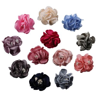 China Beautiful Chinese style hairband baby hair fashion headband flower children headband and glitter pearl for sale