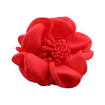 China Wholesale Chinese Style DIY Handmade Hair Accessories 10cm Artificial Flower Headdress Accessories for sale