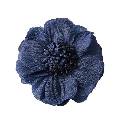 China DIY Chinese style handmade stereotypes flower shoes hat brooch decoration cloth flower accessories for sale