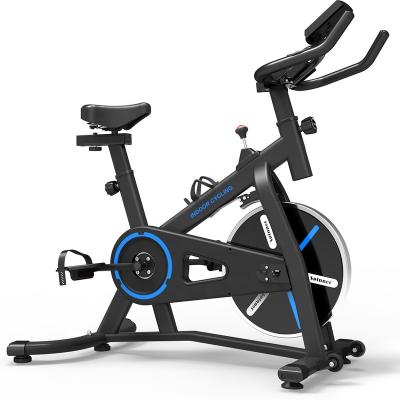 China Home Use Fitness Spinning Stationary Bike Home Workout, Belt Drive Indoor Spinning Bike with Pulse LCD Monitor for sale