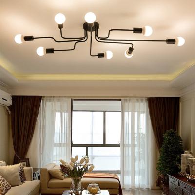 China Retro Modern Nostalgia Metal Ceiling Light Led Home Decor Retro Spider Pendant Light Lamp for sale