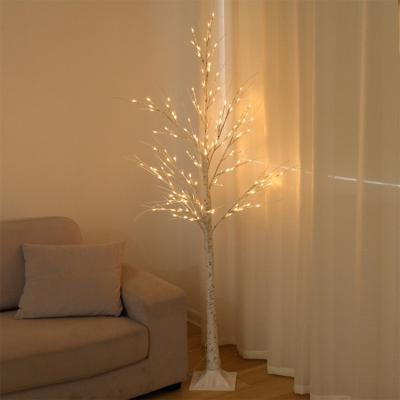 China Christmas Branch Tree Light Led Mini Christmas White Birch Tree Home Halloween Decoration Lamp Ambient Light Christmas Branch Tree Light for sale