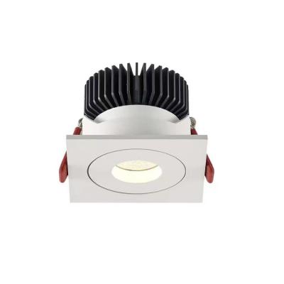 China Modern Recessed Adjustable Beam Spotlight 6w 7w 8w Dimmable Cob Led Spotlight for sale