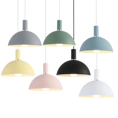 China New Traditional Nordic Modern Minimalist Cover Modern Macaron Chandelier Cover Decorative Pendant Lights for sale