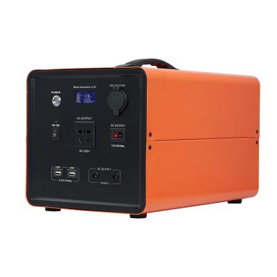 China Multi-scenario Waterproof Portable Bank Application Outdoor Generator Lithium 1280wh 600w Power Station 430*220*284mm for sale