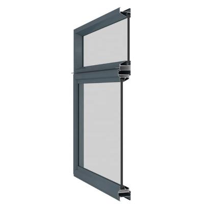 China Double Glazed Sliding Magnetic Screen Windows And Doors Australia Standard Stacker for sale