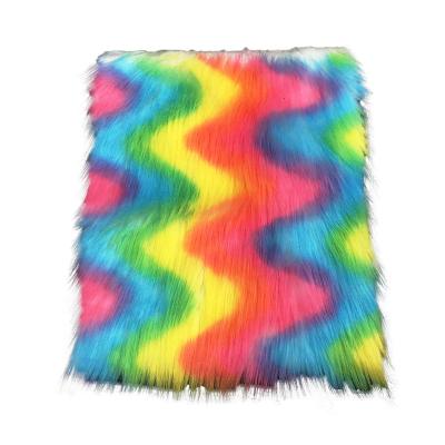 China colorful stretch 4cm craft fur tying tly synthetic fiber Para mosca fur fly mount fiber short material fiber material for sale