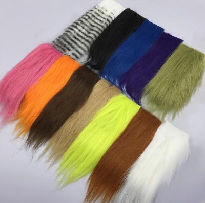 China Flame fly flame fly 15 colors length 10cm fly tying single fiber fleece china manufacturer fly tying material flame fly material for sale