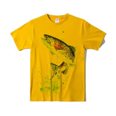 China Anti-Wrinkle Anti-Wrinkle 200 Grams Cotton T-shirt Custom Fishing T-shirt Pattern for sale