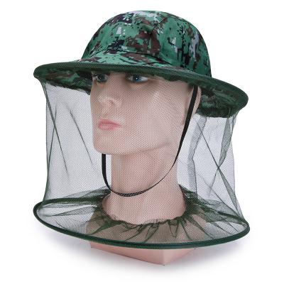 China Wholesale Camouflage Color Beekeeper Mesh Hats Mosquito Net Striped Hat Custom Design Sombrero Bugstopper Manufacturing for sale