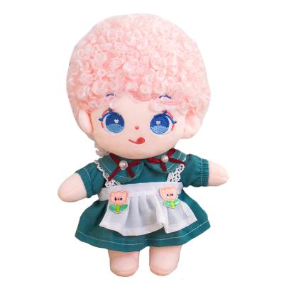 China 2021 New Super Plush Design 20cm Star Dolls With Different Doll Clothes for sale