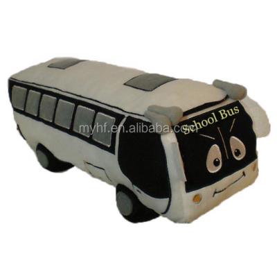 China Plush Cartoon Style Custom Design School Bus Toy Plush Stuffed Toy Car for sale