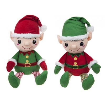 China Promotional Cute Christmas Gift Cartoon Elf Stuffed Gifts Plush Toy for sale