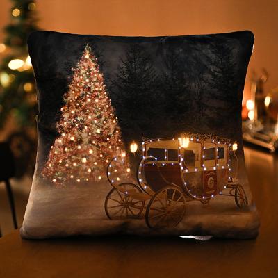 China Music Function Christmas Gift Best Musical Plush Pillow Flashing Toy for sale