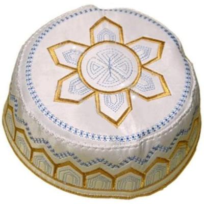 China High Quality Picture Islamic Prayer Embroidered Hat Muslim Man Hat for sale