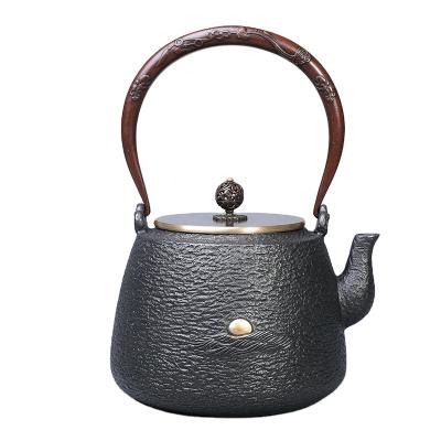 China Chinese Traditional Exquisite Teapot High Quality Cast Iron Teapot Viable With Gift Box for sale