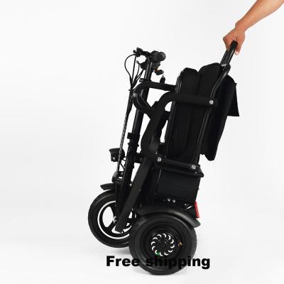 China Easily 3Wheel Pedal Disabled Foldable Price Motion Motorcycle Mobility Passenger Electric Tricycle for sale