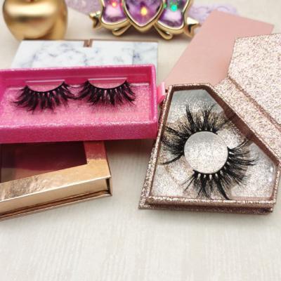 China Deep Deep 2021 New Design High Quality Private Label Lint Free Package 25mm 3d 5d Real Mink Strip Eyelashes Cruelty Wholesale With for sale