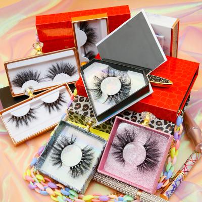 China Deep Deep Ready to Ship Current Fast Shipping Mink Lashes Handicraft Fake 3D Mink Lashes 100% Real Mink Fur Eyelashes for sale