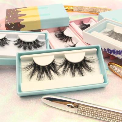 China 3D Mink Eyelashes Vendor Mink Own 25mm Brand Thick High Quality Eyelashes Fake Mink Eyelashes for sale