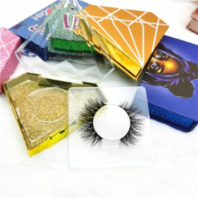 China Natural Private Label Long Eyelashes Hot Selling Custom Boxes With Logo 20MM 3D 5D Real Siberian Mink Eyelashes Bulk Vendor for sale