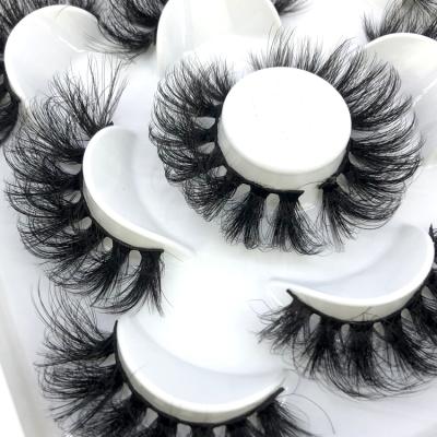 China Factory price new seller 3d mink eyelashes natural 3d mink eyelashes 25mm thick thick 3d mink eyelashes for sale