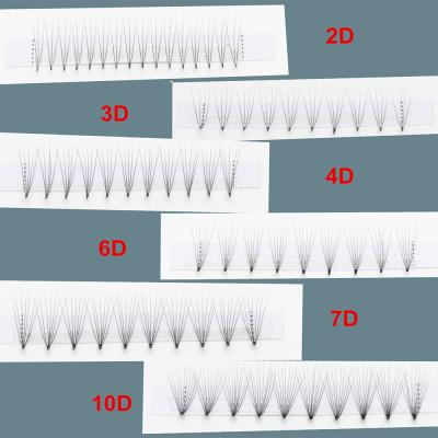 China Natural /Soft Premade Rod Pre Made Fans Lash Different False Lash Volume /Soft 2D-10D Lash Volume /Soft Natural Short Extension Lashes Soft for sale