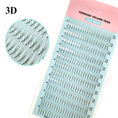 China Natural /Soft Natural /Soft Natural 2D 3D 4D 5D 6D Pre Made Russian Volume Fan Eyelash Extension Premade Russian Volume Fans Lashes Extension for sale