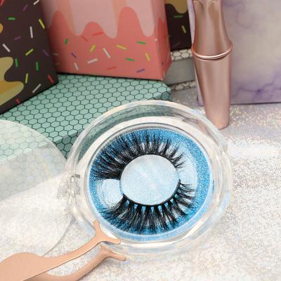 China Free Samples Thick Shape Good Quality Fast Shipping 5d False Thick Mink Eyelashes Fluffy Thick Cruelty Free for sale