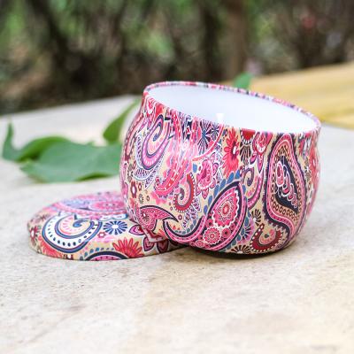 China Wholesale Scented Travel Scented Gift Decorative Wax Soy Aroma Scented Candle Tin Box Candle for sale