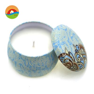 China Hot Selling Luxury Scented Container Aromatherapy Candle Tin Can Soy Candle Smokeless Candle Jar for sale