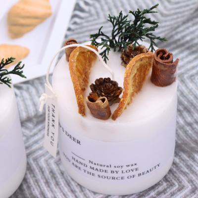 China Wedding cylinder velas candle cheap decorative non-drip pilar keepsake dried flower candle for sale