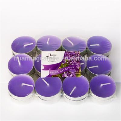 China Rekindle Candle New Product 2015 Scented Purple Tea Lights Candle for sale