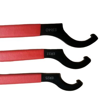 China Wholesale Other Machine Tools Accessories ER25 ER32 ER40 C Ring ER Chuck Open End Wrench for sale