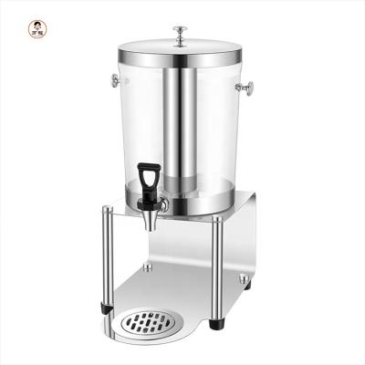 China Restaurant Equipment 8L Commerical Catering Juice Dispenser Cold Hot Drinks Stainless Steel For Buffet Hotel for sale