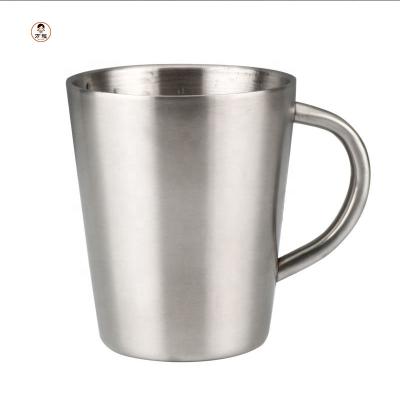 China Wholesale HANDLE Double Wall Stainless Steel Mug With SUS304 Handle Coffee Bear Mug for sale