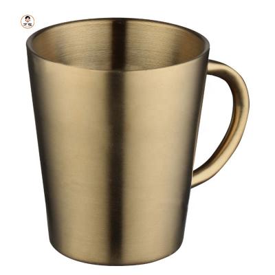 China KOREAN Korean Stainless Steel Beer Mug Thickened Rotisserie Logo Cup Custom Made for sale