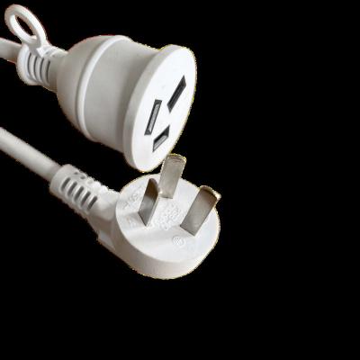 China Chinese Home Appliance 10A 250V CHINA CDC 3 Pin Electrical AC Power Cord 3 Core Extension Cable Socket Waterproof for sale