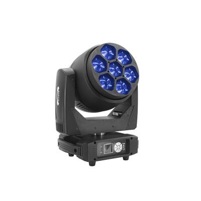 China Beam 350W Top Quality Led 7PCS *40W 4IN1 Rgbw Led Multi Color Christmas Wash  Moving Head Light For Stage Show for sale