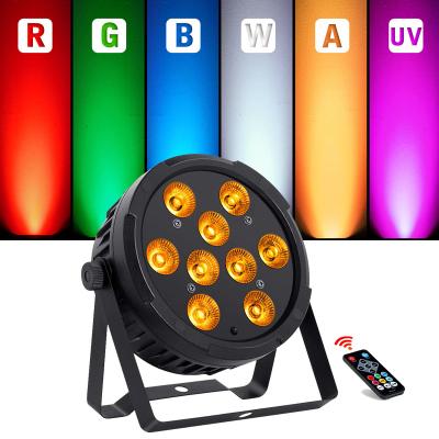 China DJ Club  led disco light 9x4W DJ Party Lights RGBW DMX512 Disco Effect Stage Lighting With 8 Channel Decoration For Decoration for sale