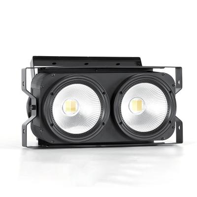 China Variable speed (1-30Hz) IP 65 White or Warm White 2*100w Blinder Light Matrix Light with 38 degree for Stage Effect for sale