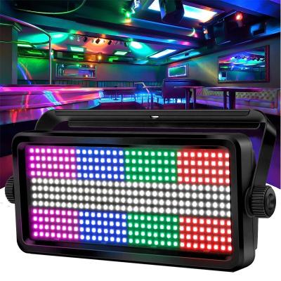 China Stage  LED Stage Strobe Light 100W RGB 3IN1 DMX Control Sound For Wedding DJ Party Dance Disco Music Wedding Theater Stage Lighting Eff for sale