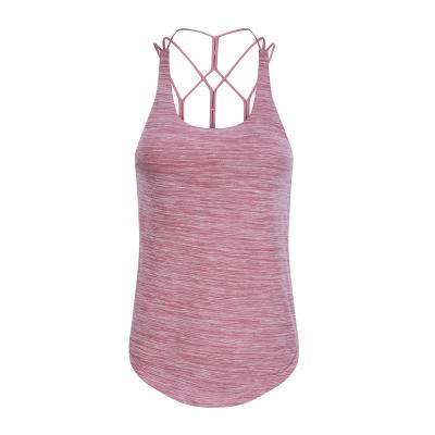 China Sustainable Women's Best Selling Custom Yoga Tank Top Crop Tops for sale