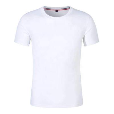 China Custom Round Sleeve Men's Cotton T-shirt 100% Organic Short Sleeve Anti-Shrink Neck Printing Men's Sport T Shirt for sale