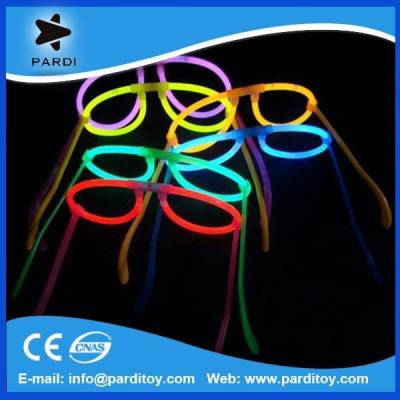 China PE Party Glass Bright Glow In Dark Glow Glasses for sale