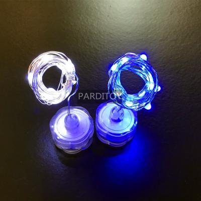 China PVC/copper wire string submersible led fairy light 2 meter tea 20 LED string lights led copper wire string lingts for sale