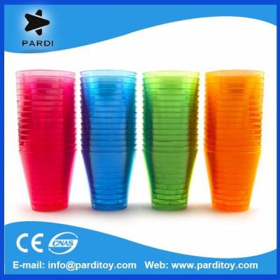 China Event Promo 2oz Disposable Plastic Shot Glass Disposable Neon Cup for sale