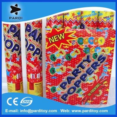 China Amazing Compressed Pneumatic Confetti Popper Tubes Fabric / Mylar Paper Party for sale